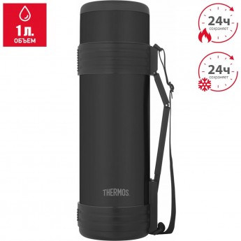 Термос для напитков THERMOS NCD-1000 BK 1L нержавеющая сталь