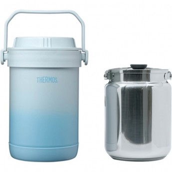 Термос THERMOS RPF-20 GBL 1.5L из нержавеющей стали с емкостью для еды