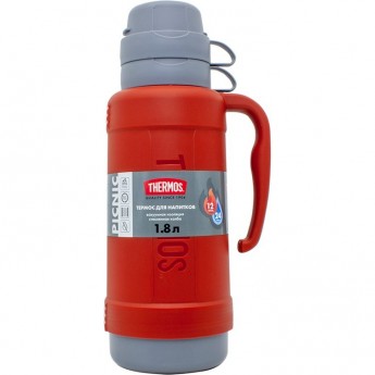 Термос для напитков THERMOS PICNIC 40-180 1,8 л, красный