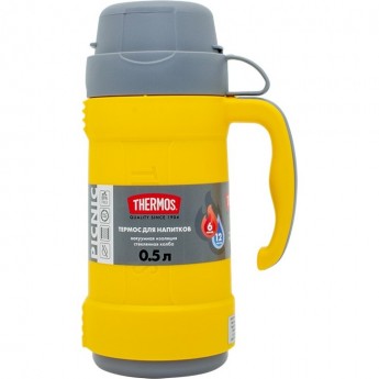 Термос для напитков THERMOS PICNIC 40-50 0,5 л, желтый