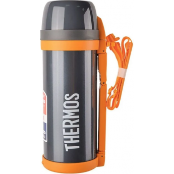 Термос THERMOS FDH STAINLESS STEEL VACUUM FLASK 2л. серый/оранжевый