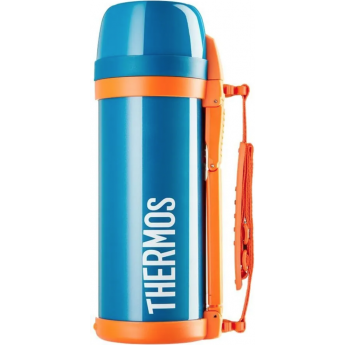 Термос THERMOS FDH STAINLESS STEEL VACUUM FLASK 2л. синий/оранжевый